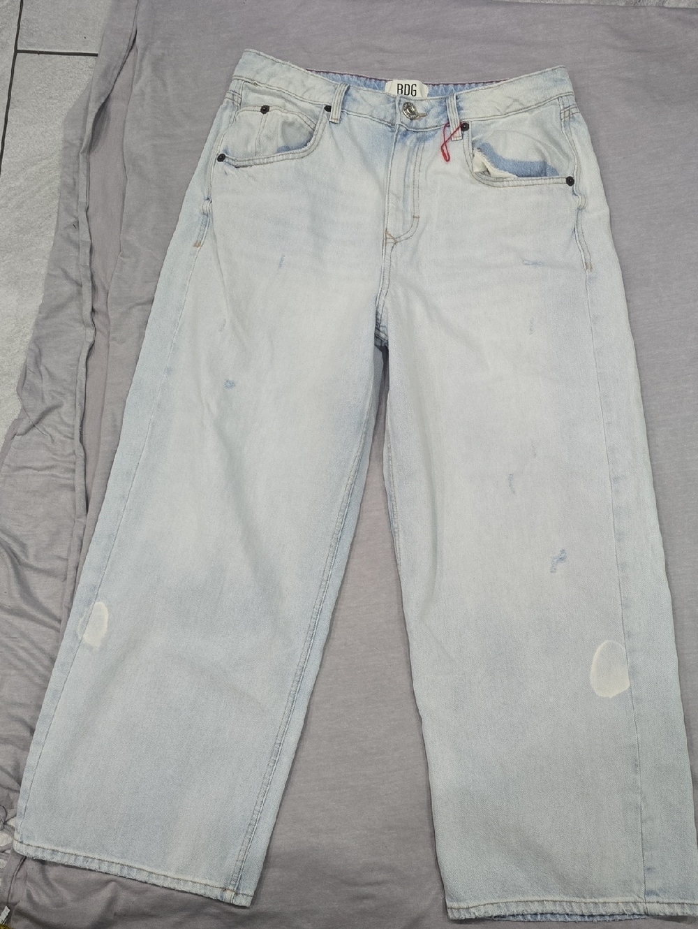 BDG Light Blue Wide-Leg Jeans